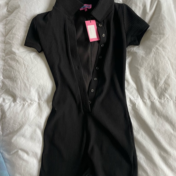 NWT Lucia Ribbed Romper - Picture 3 of 6